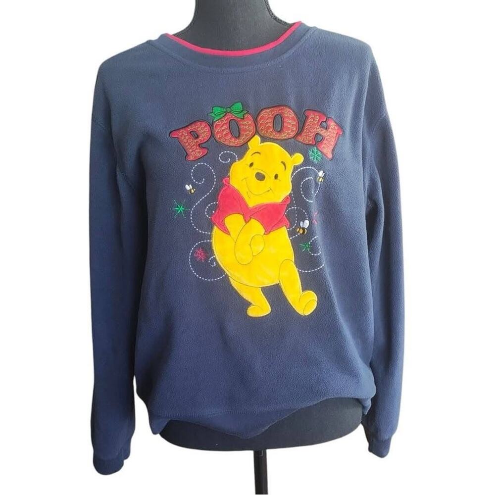 Vintage 90s Winnie the Pooh Fuzzy Sweater